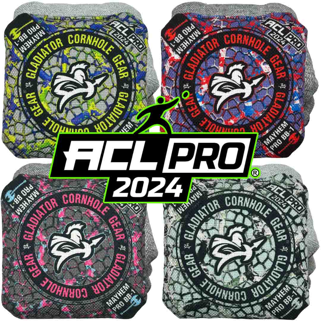 Mayhem Pro BB1 Cornhole Bags 2025 ACL PRO Gladiator Cornhole Gear